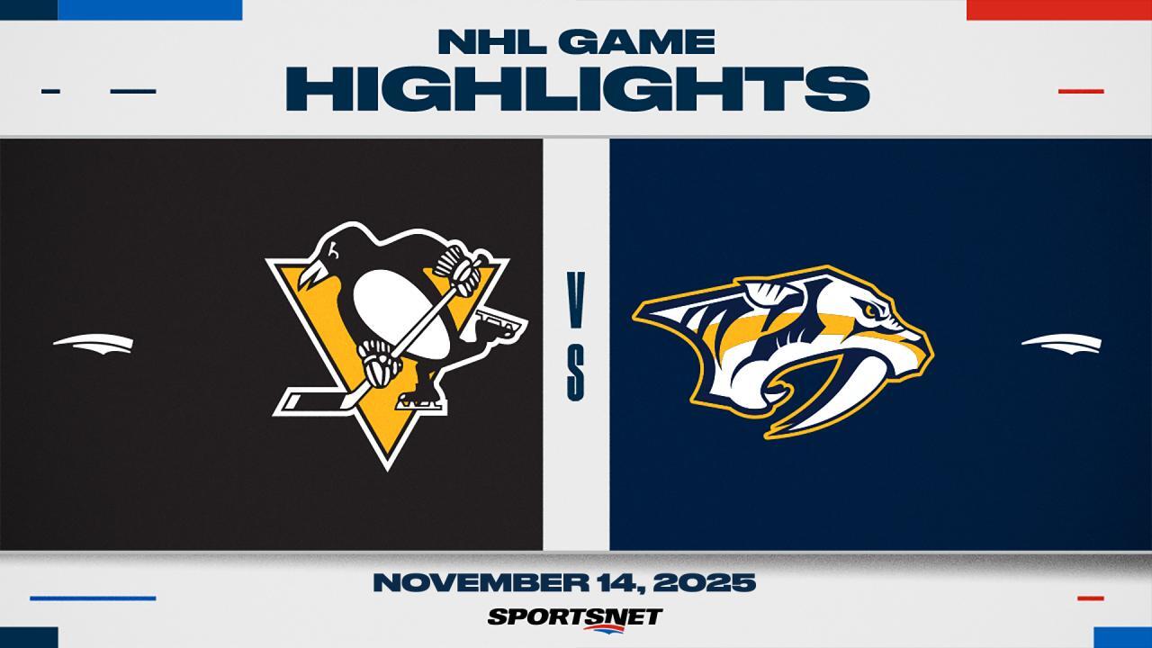 NHL Highlights: Predators 2, Penguins 1 (OT)