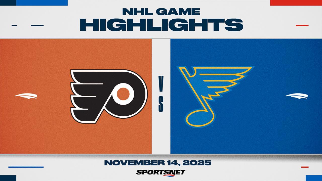 NHL Highlights: Flyers 6, Blues 5 (SO)